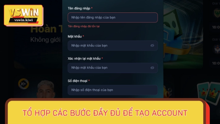 Hướng dẫn đăng ký VSWIN đảm bảo thành công 100%